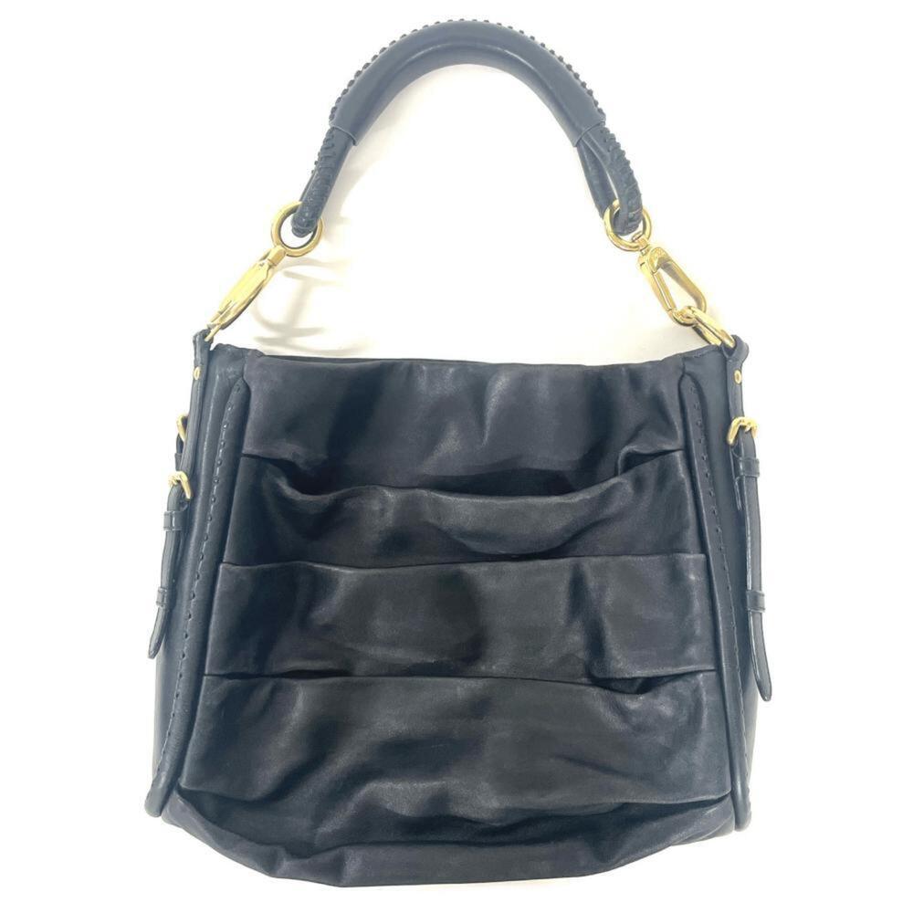 Christian Dior Dior shoulder bag, leather, black
